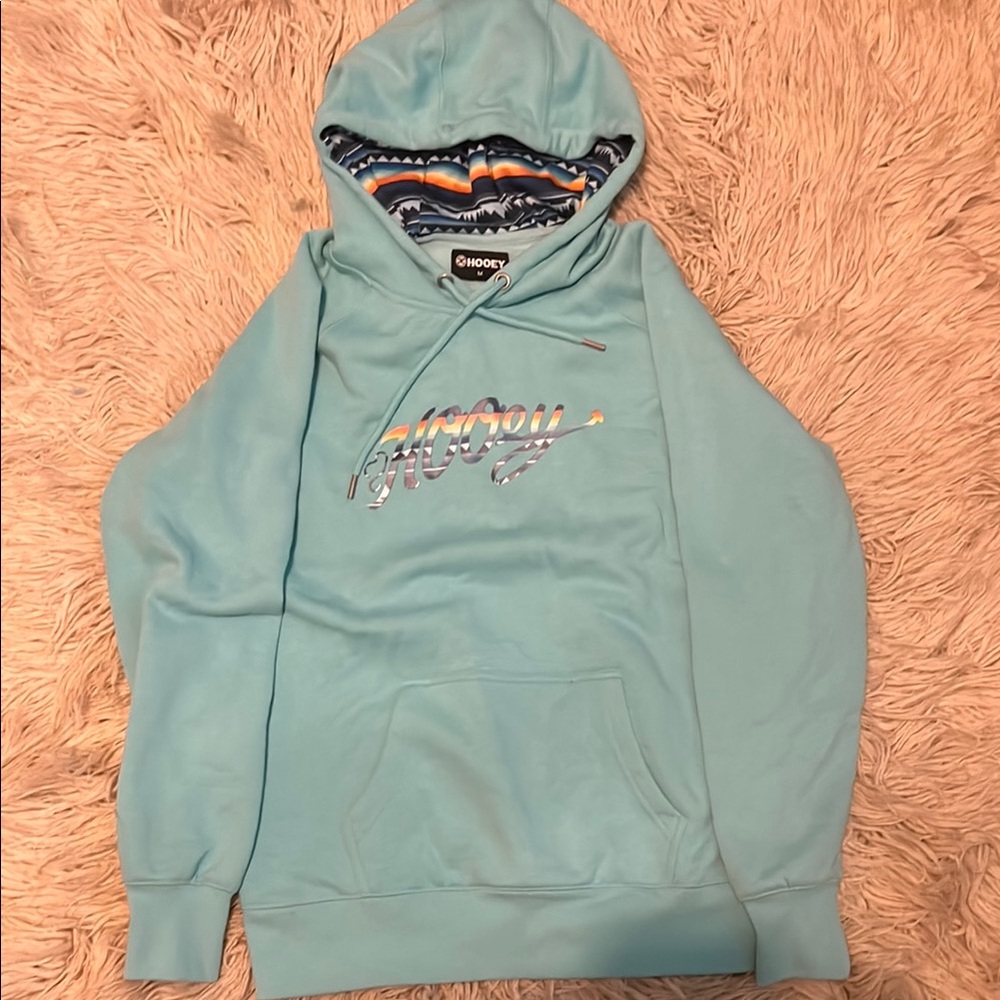 Hooey Blue Hoodie Sweatshirt Casual Style